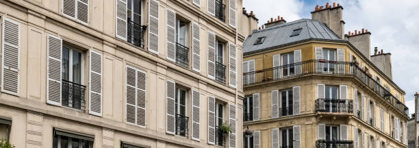 istock Paris, beautiful building in the 11e district 1403876499