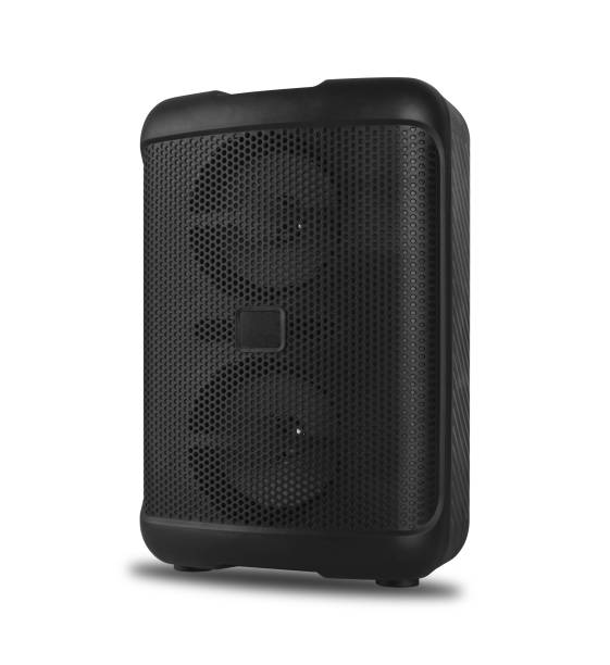 istock acoustic sound system, speakers, on a white background 1403878973