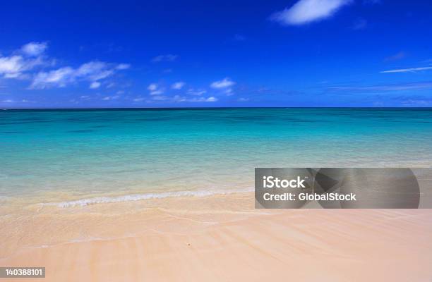 Playa Lanikai Foto de stock y más banco de imágenes de Aire libre - Aire libre, Arena, Azul