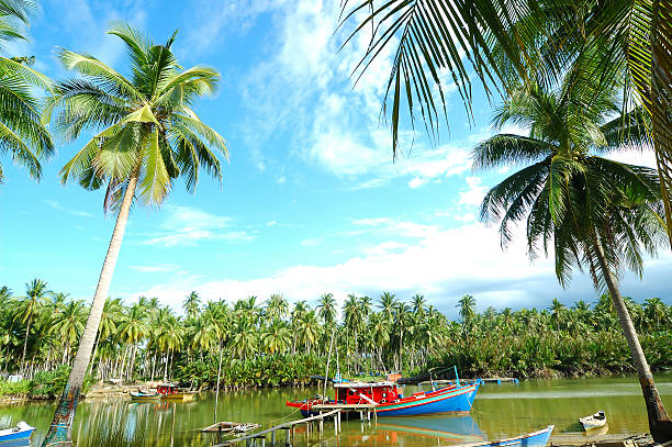 istock Fishing village 140388851