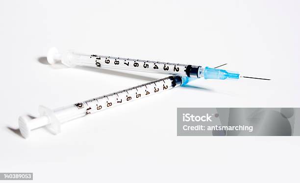 Hypodermic Needles Stock Photo - Download Image Now - AIDS, Alternative Therapy, Anesthetic
