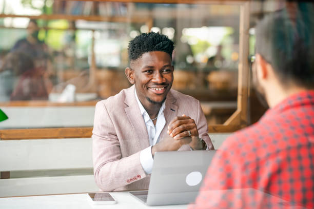 istock Businessman meeting with customer 1403892321