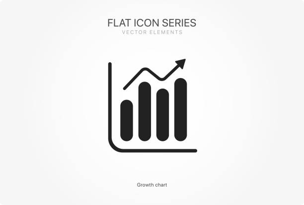 illustrations, cliparts, dessins animés et icônes de icône de statistiques d’analyse financière. graphique croissant. graphique d’affaires. graphique des croissances. barre de progression. diagramme à barres. succès de la croissance. symbole de progression. augmentation du graphique - spreadsheet improvement analyst graph