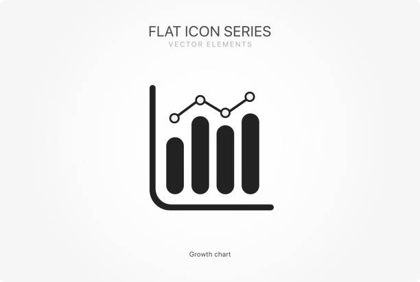 illustrations, cliparts, dessins animés et icônes de icône de statistiques d’analyse financière. graphique croissant. graphique d’affaires. graphique des croissances. barre de progression. diagramme à barres. succès de la croissance. symbole de progression. augmentation du graphique - spreadsheet improvement analyst graph