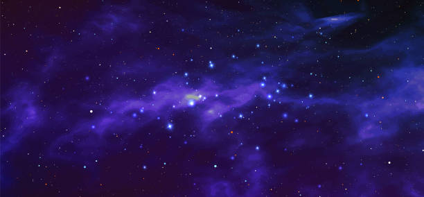 istock Vector cosmic illustration. Beautiful colorful space background. Watercolor Cosmos 1403910597