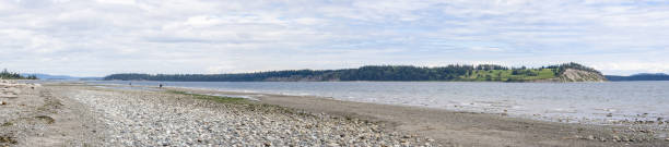 Island View Park, Saanch, Vancouver Island, British Columbia, Canada stock photo