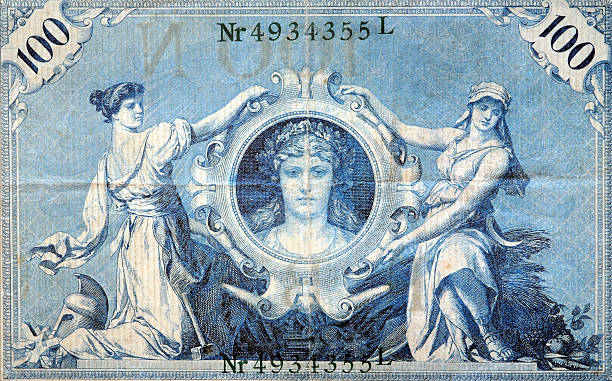 istock Cut out of 100 Reichsmark - Back 140392311