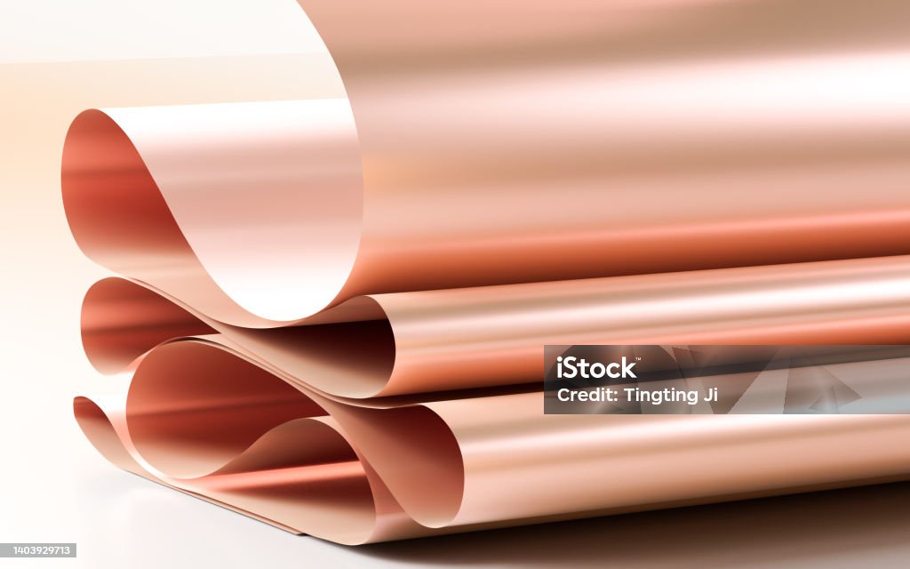 Curbe Paper Abstract Curved Paper 3d Rendering Stock Photo - Download Image Now ...