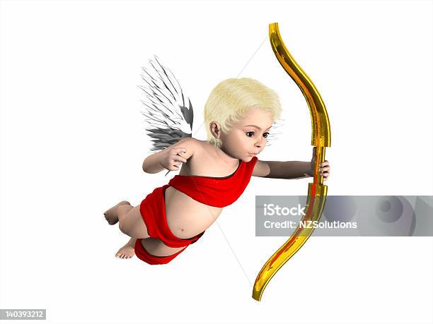 Cupid 2 Stock Photo - Download Image Now - Archery Bow, Babies Only, Baby - Human Age