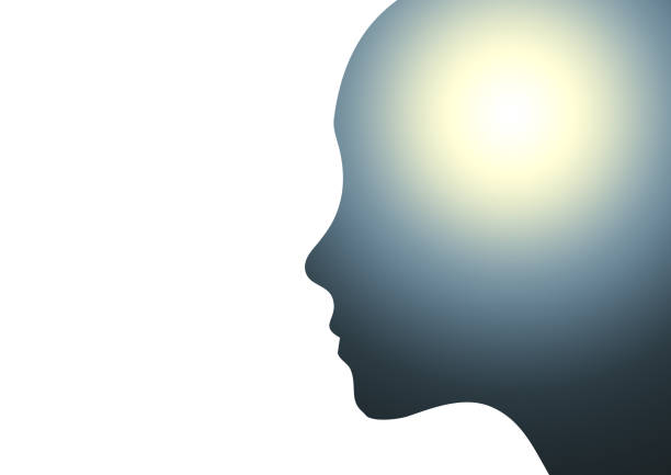 Profile illustration of an abstract person