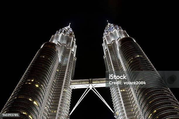 Petronas Towers Kl Malaysia Stock Photo - Download Image Now - Architecture, Asia, Bridge - Built Structure