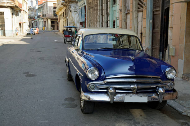 istock classic car in the streets on cuba 1403938477