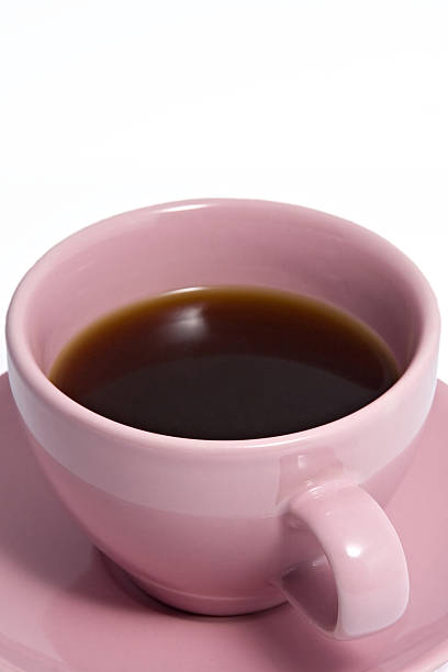 istock Pink Cup Full of Coffee 140394266