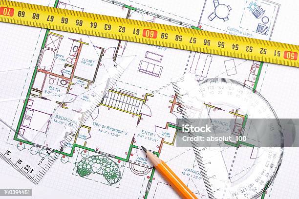 Topview Plan Piętra - zdjęcia stockowe i więcej obrazów Narzędzie do pracy - Narzędzie do pracy, Plan piętra, W domu