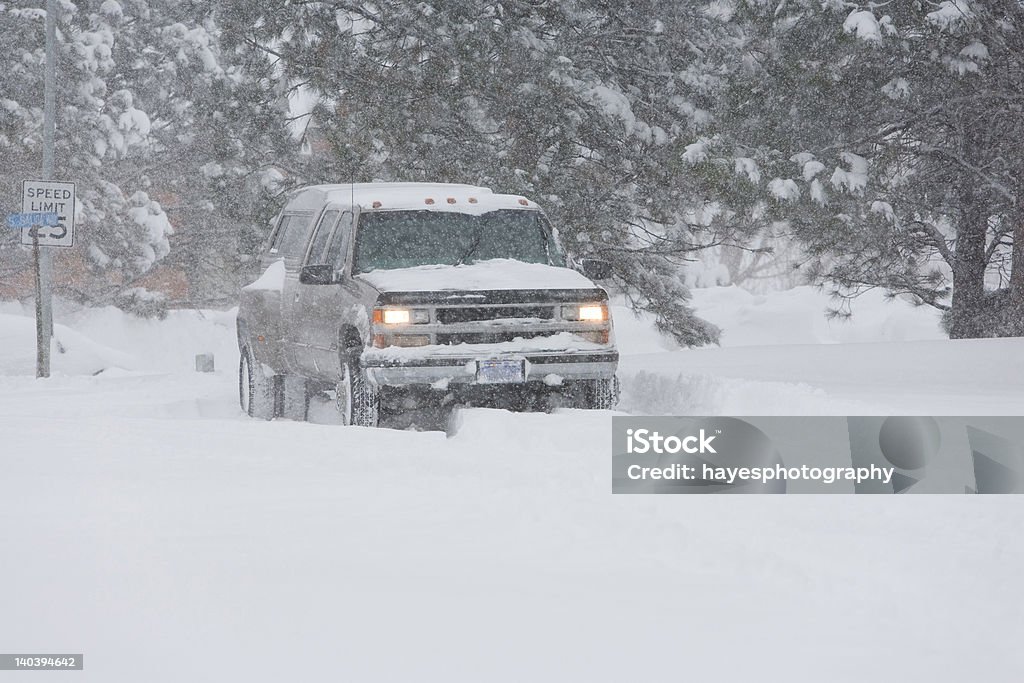 Fahren im Schnee - Lizenzfrei Schnee Stock-Foto