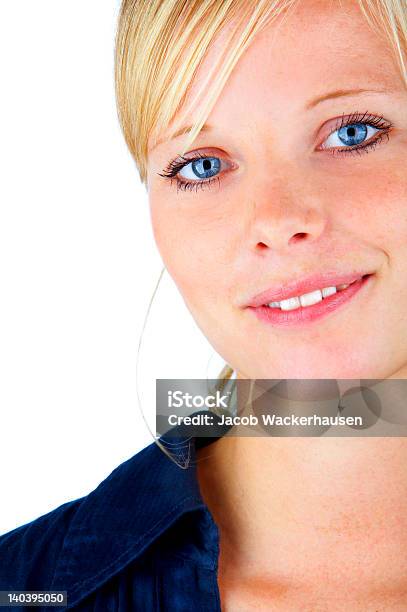 Beautiful Young Woman Smiling Stock Photo - Download Image Now - 20-24 Years, 20-29 Years, Adult