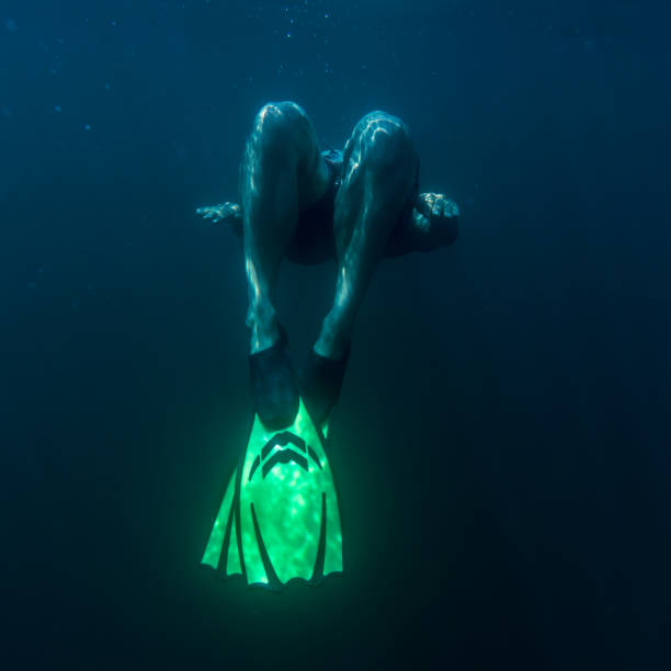 istock A freediver dives into the depths 1403950612