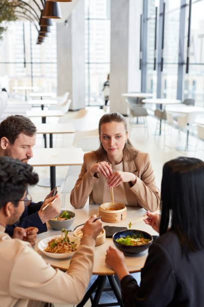 Business People at Lunch Break