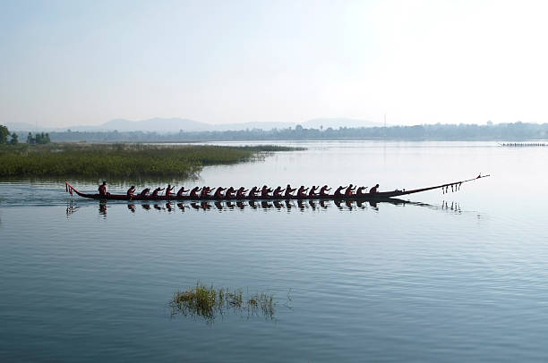istock Dragonboat at sea 140395363