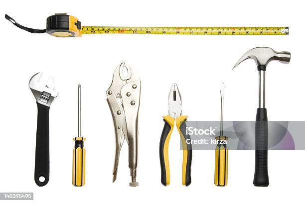 Tools Stockfoto und mehr Bilder von Schraubenzieher - Schraubenzieher, Ausrüstung und Geräte, Bandmaß