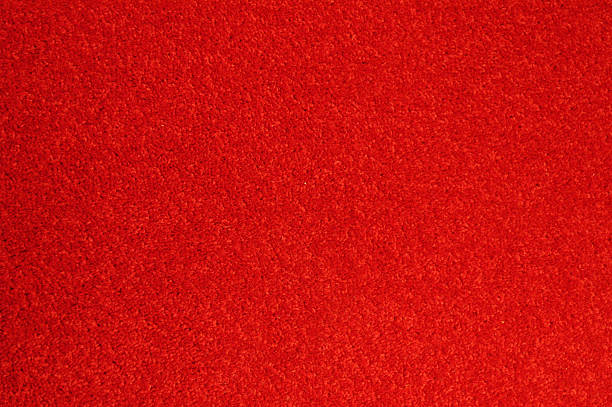 istock Large area of carpet in red 140395717
