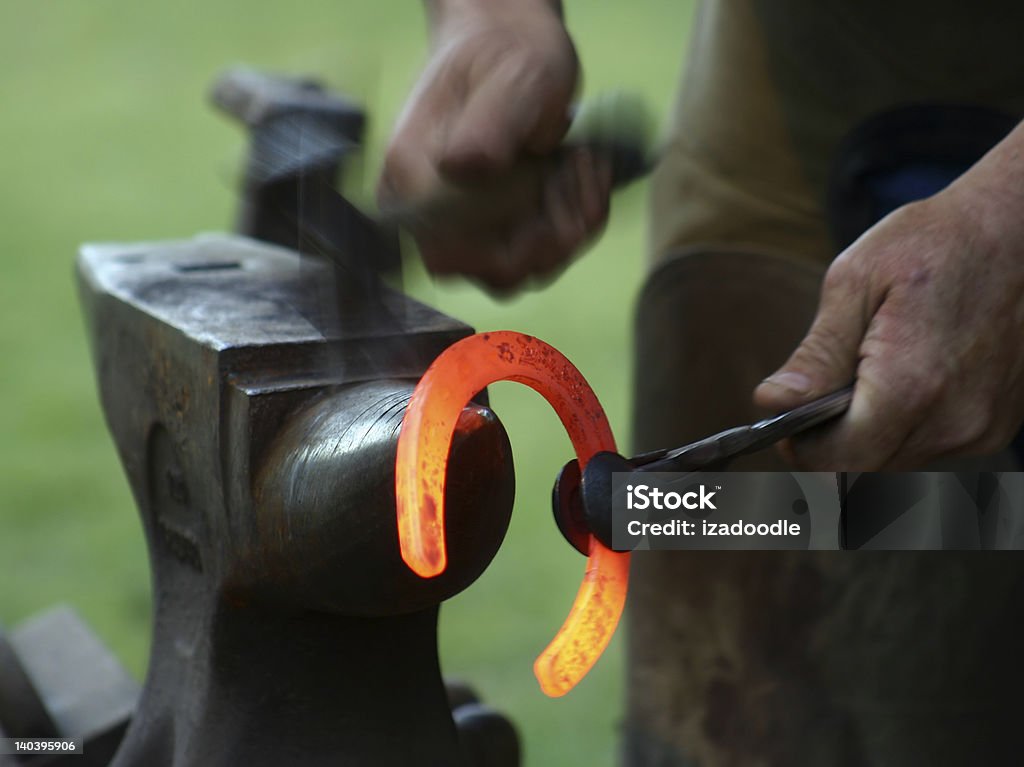 Gestaltung der Schuh - Lizenzfrei Hufschmied Stock-Foto