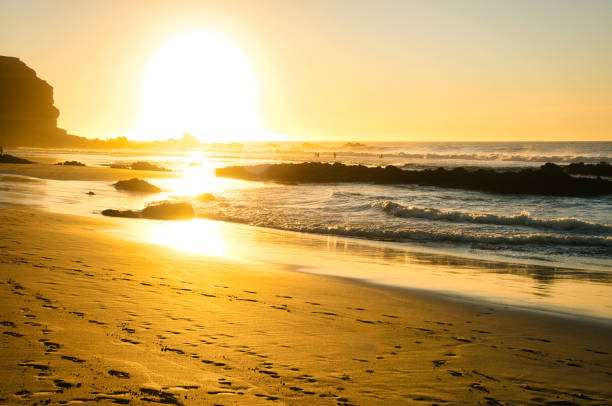 istock Sunset over the spectacular Eagle Beach, also known as the Ladder Beach. 1403959265