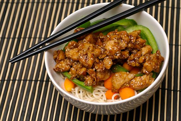 istock Oriental Style Noodle Bowl 140396109