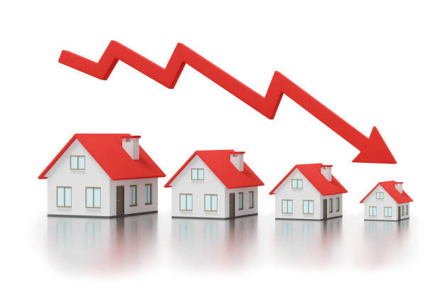 istock House prices are falling concept 1403961246