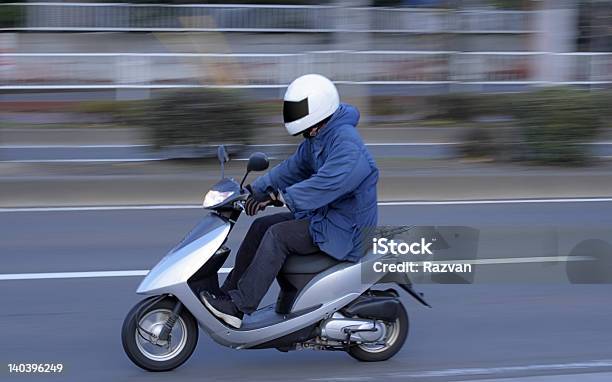 Speedy Scooter Stock Photo - Download Image Now - Motorcycle, Motor Scooter, City