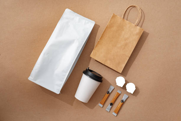 istock Coffee identity branding mockup set top view flat lay 1403965401