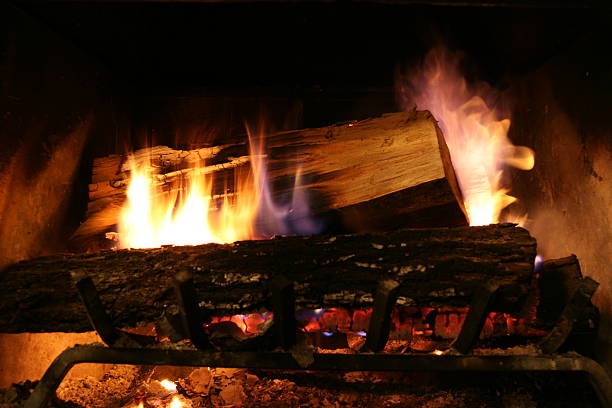 fireplace5 stock photo