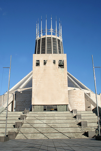 The entrance to Liverpool's Roman Catholic Cathedral