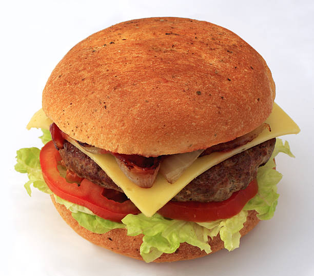 Juicy Beef Burger stock photo