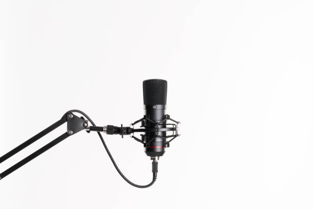 istock A close up image of proffesional studio microphone isolated on the white background 1403977865