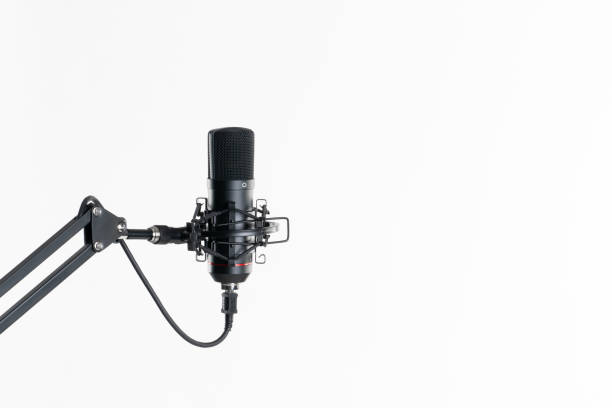 istock A close up image of proffesional studio microphone isolated on the white background 1403977879