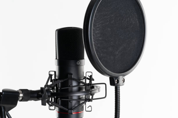 istock A close up image of proffesional studio microphone isolated on the white background 1403977893
