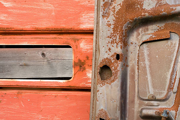 Red and Rust stock photo