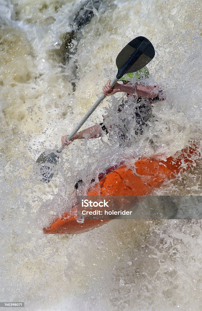 whitewater kayak - Foto stock royalty-free di Abilità