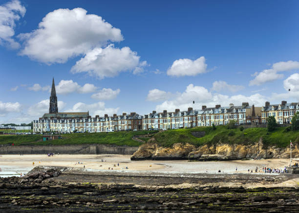 istock Beach Front Houses at Tynemouth 1403980787