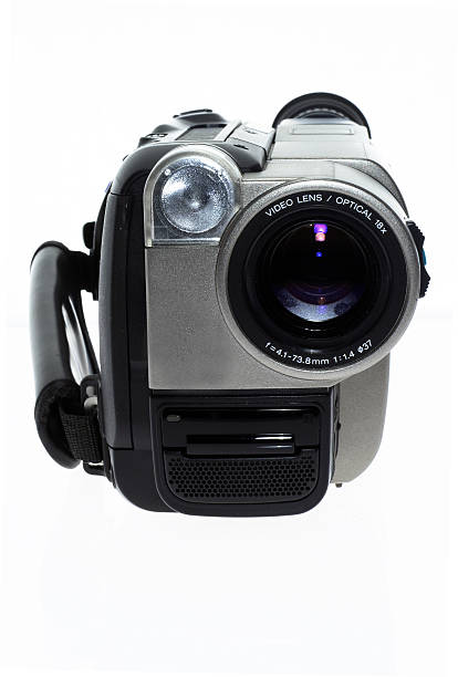 istock Video camcorder isolated on a white background 140398212
