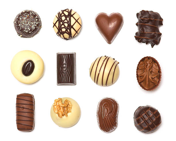 Mixed Chocolates stock photo