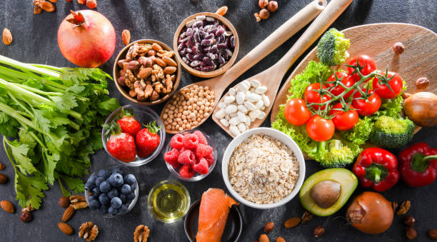 istock Cholesterol lowering food products 1403983664