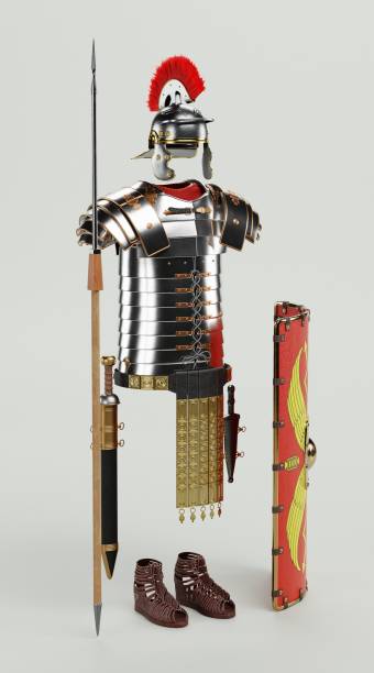 istock Realistic 3D Render of Roman Armor - Full 1403983678