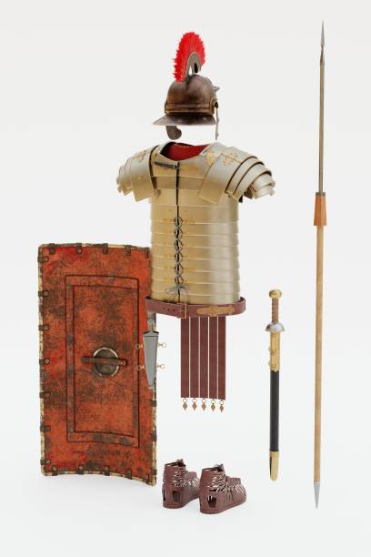 istock Realistic 3D Render of Roman Armor - Full 1403983686