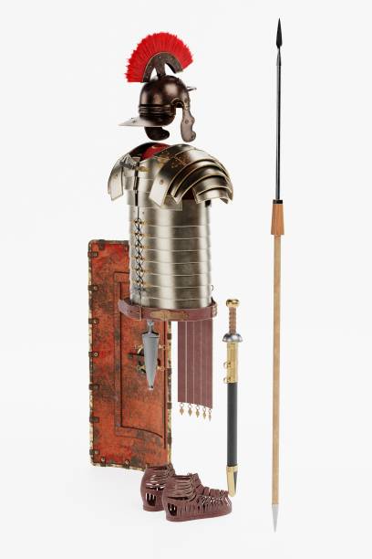 istock Realistic 3D Render of Roman Armor - Full 1403983689