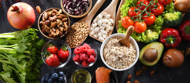 istock Cholesterol lowering food products 1403983716