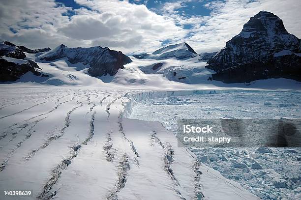 Sciogliere Un Ghiacciaio Antartico - Fotografie stock e altre immagini di Polo Sud - Polo Sud, Antartide, Ghiaccio
