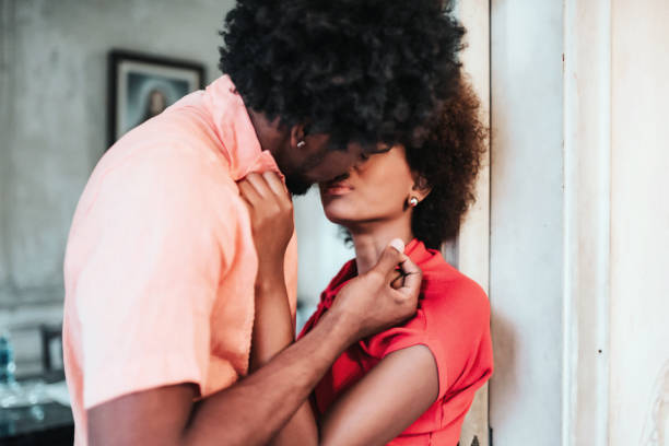 istock black couple kissing in old house 1403990930