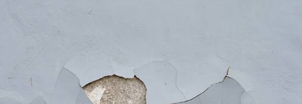 istock Closeup of cracked wall texture for background 1403993645
